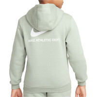 Nike sudadera niño SPORTSWEAR VERDE vista trasera