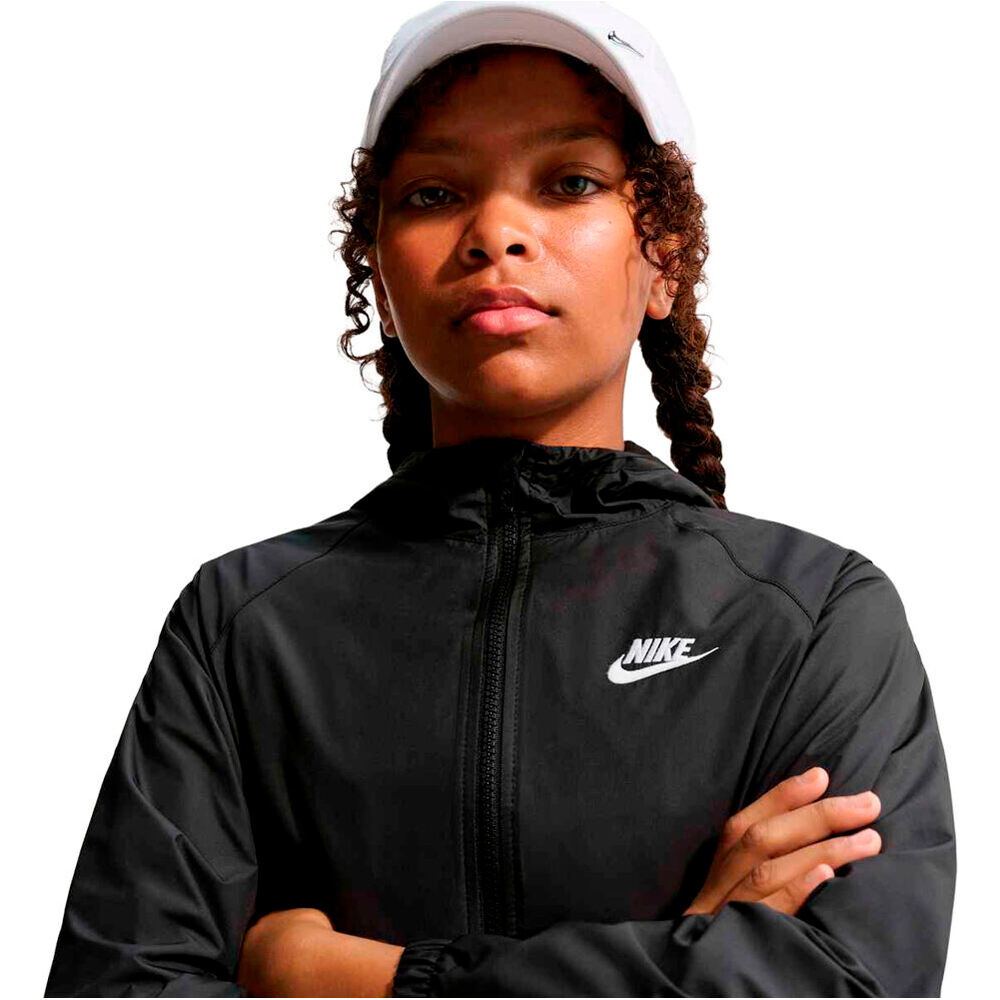 Nike sudadera niño SPROTSWEAR REPEL NEGRO vista detalle