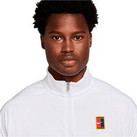 Nike sudadera tenis hombre COURT HERITAGE BLANCO vista detalle
