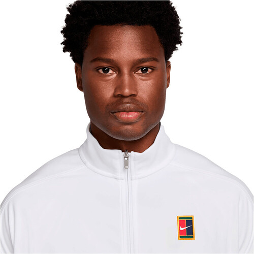 Nike sudadera tenis hombre COURT HERITAGE BLANCO