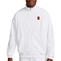 Nike sudadera tenis hombre COURT HERITAGE BLANCO vista frontal