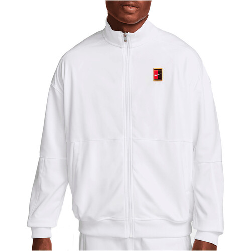 Nike sudadera tenis hombre COURT HERITAGE BLANCO