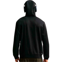 Nike sudaderas deportivas hombre DRI-FIT UV FLEX GRIS vista trasera