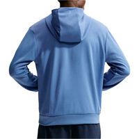 Nike sudaderas deportivas hombre M NK DF UV FLEX FLC PO HD GFX AZUL vista trasera