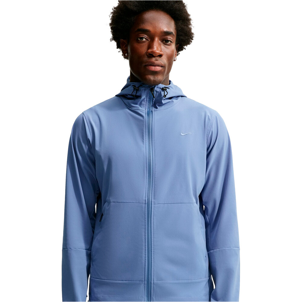 Nike sudaderas deportivas hombre M NK RPL UNLIMITED JKT AZUL vista detalle
