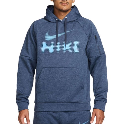 Nike sudaderas deportivas hombre THERMA-FIT GRIS