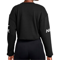 Nike sudaderas deportivas mujer DRI-FIT PRO NEGRO vista trasera