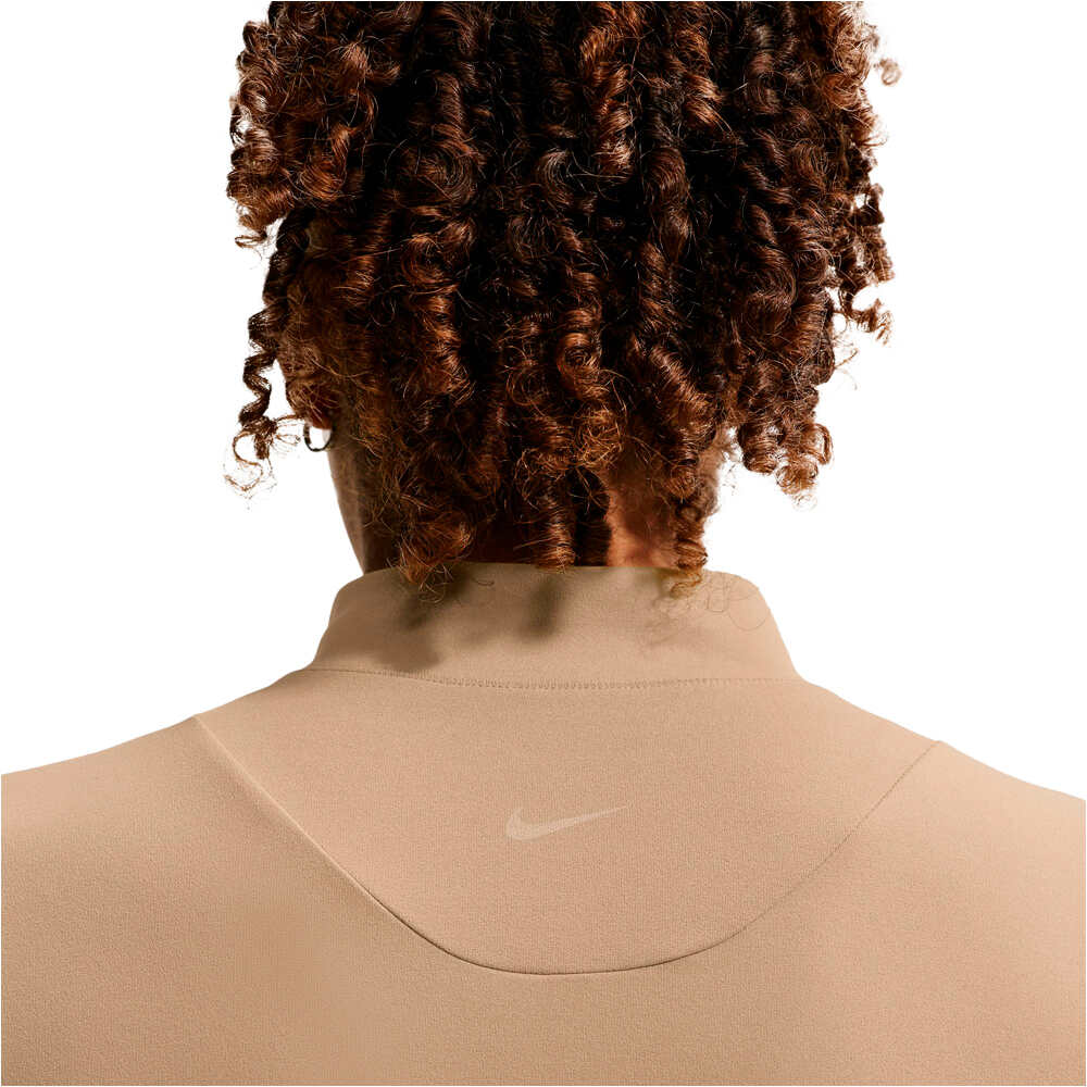 Nike sudaderas deportivas mujer W NK DF ZENVY FZ LS TOP MARRON 03