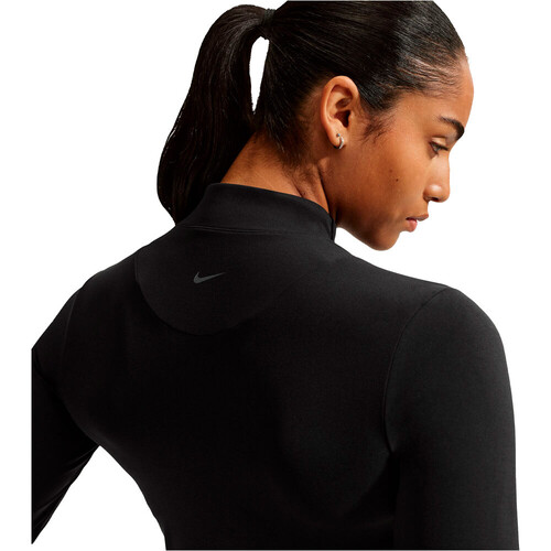 Nike sudaderas deportivas mujer W NK DF ZENVY FZ LS TOP NEGRO