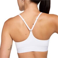 Nike Sujetador Yoga DRI-FIT INDY BLANCO 03