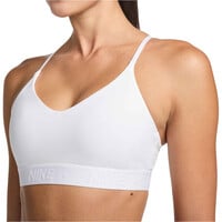 Nike Sujetador Yoga DRI-FIT INDY BLANCO vista detalle