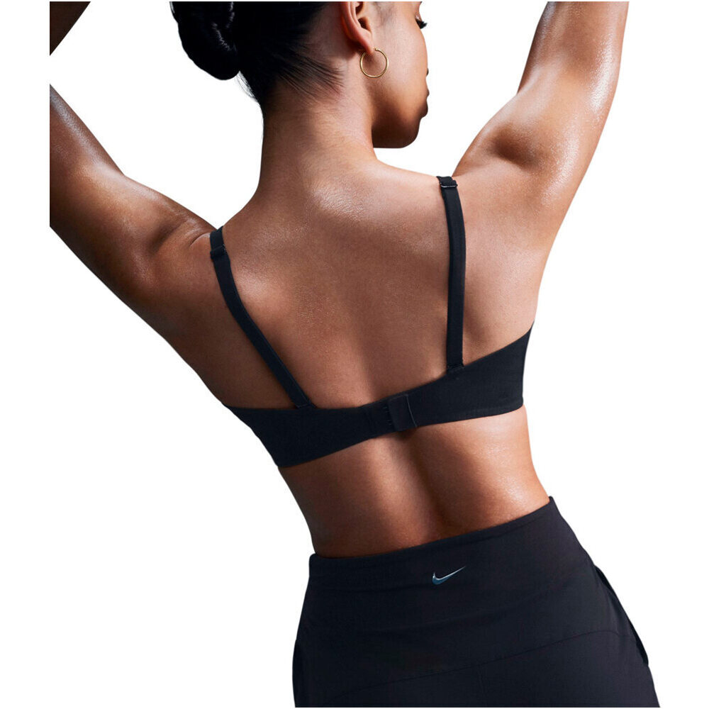 Nike sujetadores deportivos ALATE MINIMALIST LIGHT SUPPORT NEGRO 04