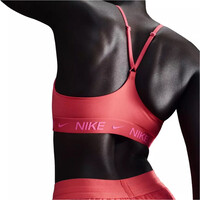 Nike sujetadores deportivos DRI-FIT INDY ROSA vista trasera