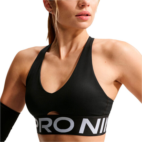 NIKE DRI-FIT PRO SCULPT MEDIUM SUPPORT negro