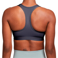 Nike sujetadores deportivos W NK SWSH MED SPT BRA VERDE vista trasera