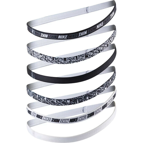 Nike varios running PRINTED HEADBANDS 6PK NEGRO