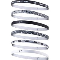 Nike varios running PRINTED HEADBANDS 6PK NEGRO vista frontal