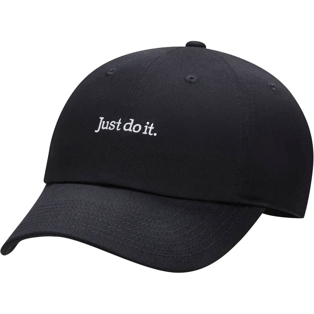 Nike visera lona CLUB NEGRO vista frontal