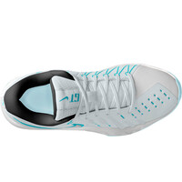 Nike zapatilla baloncesto AIR ZOOM G.T. CUT ACADEMY 2 GRIS vista trasera