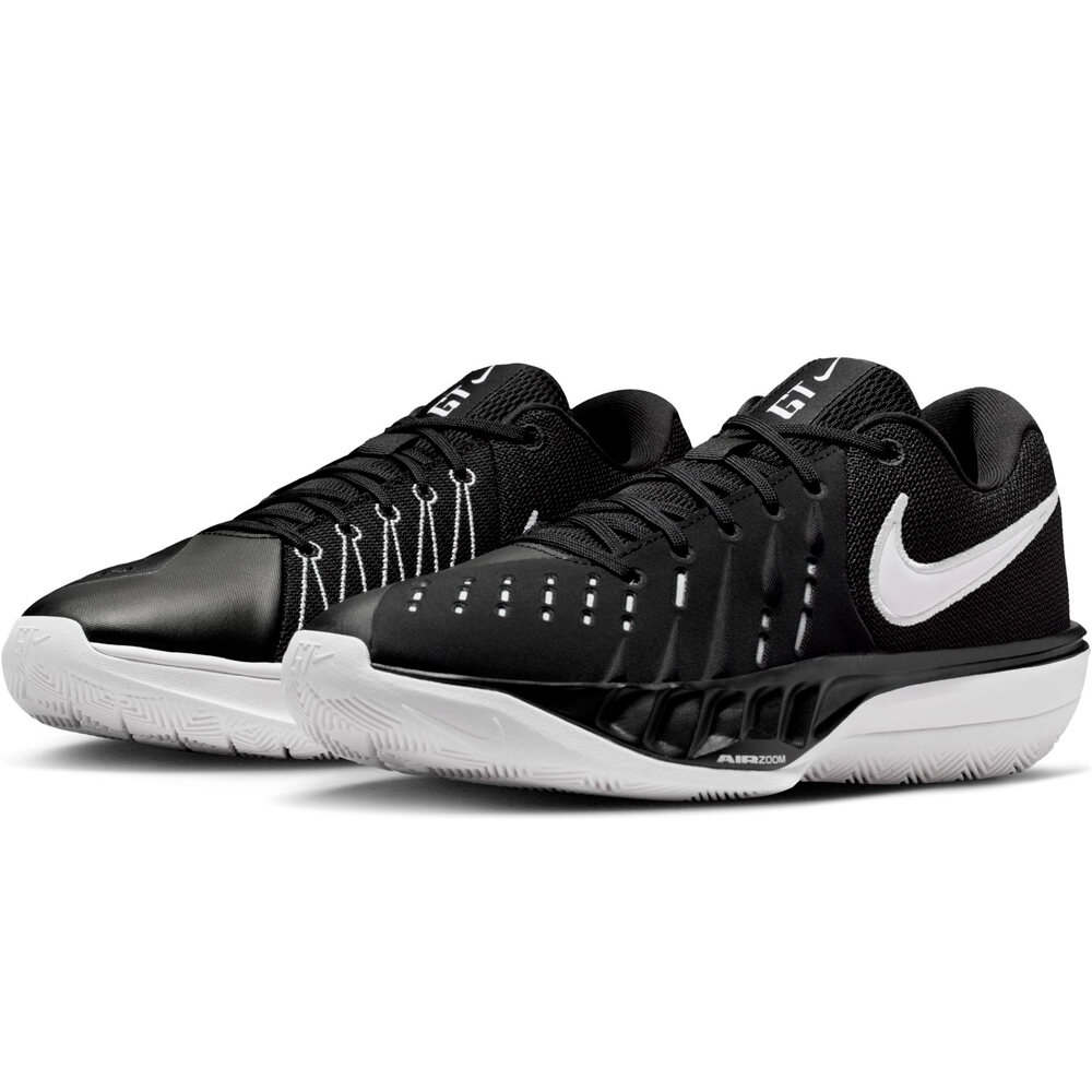 Nike zapatilla baloncesto AIR ZOOM G.T. CUT ACADEMY 2 NEGRO lateral interior