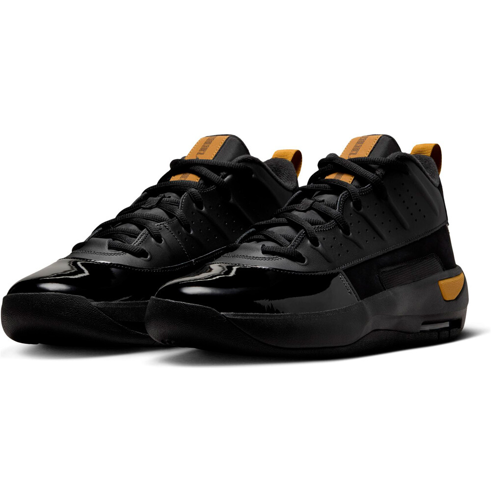 Nike zapatilla baloncesto JORDAN MAX AURA 7 NEGRO lateral interior