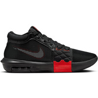 Nike zapatilla baloncesto LEBRON WITNESS 8 NEGRO lateral exterior