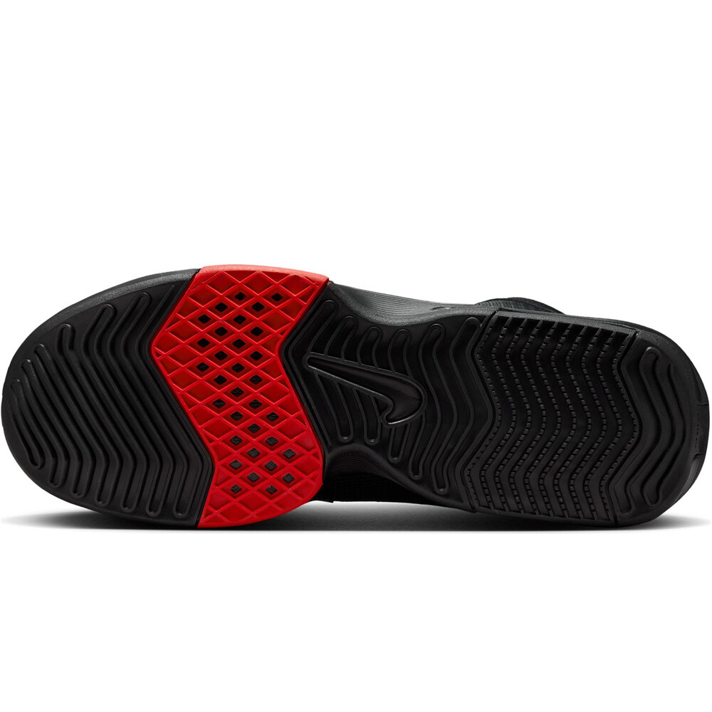 Nike zapatilla baloncesto LEBRON WITNESS 8 NEGRO vista superior