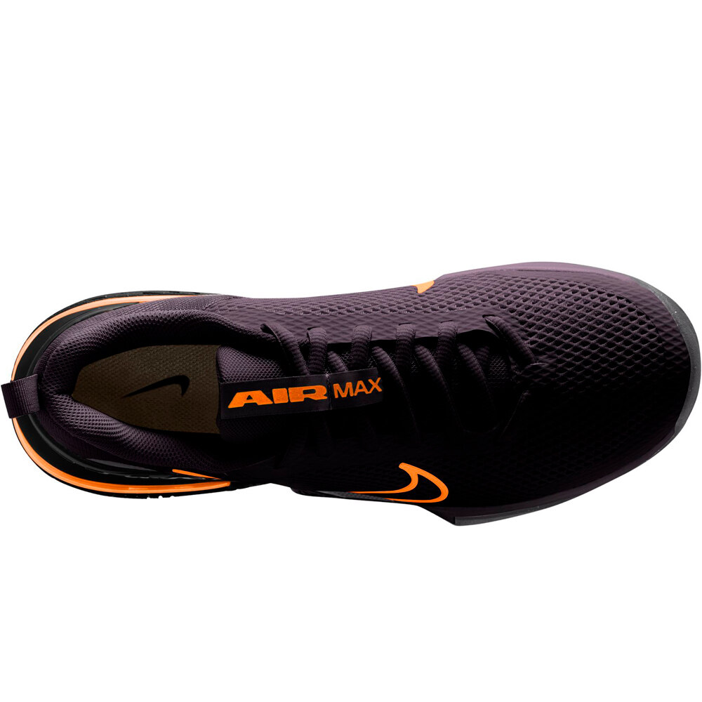 Nike zapatilla cross training hombre AIR MAX ALPHA TRAINER 6 NEGRO vista trasera
