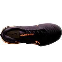 Nike zapatilla cross training hombre AIR MAX ALPHA TRAINER 6 NEGRO vista trasera
