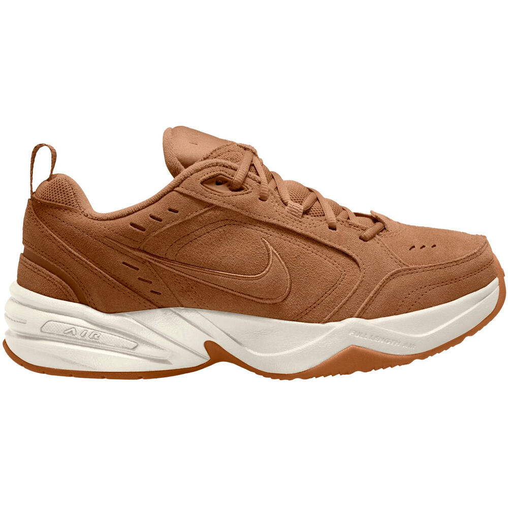 Nike zapatilla cross training hombre AIR MONARCH IV SE MARRON lateral exterior