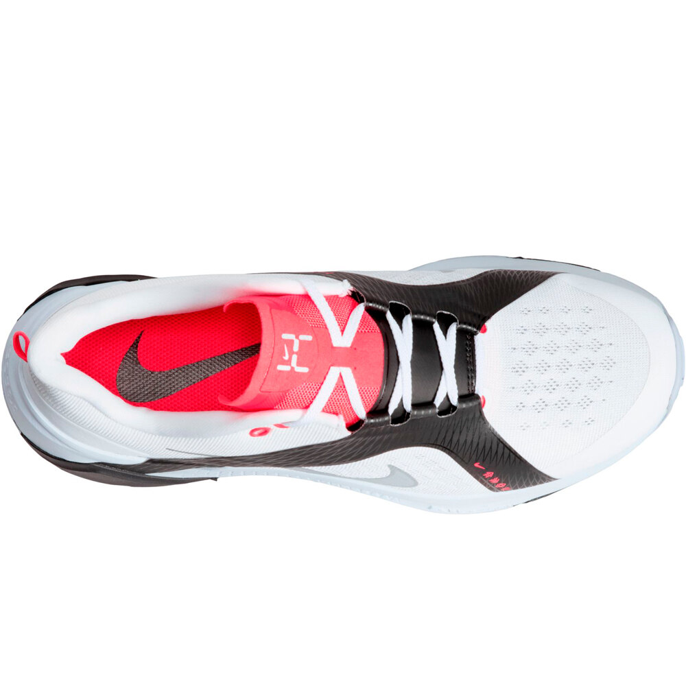 Nike zapatilla cross training hombre HYBRID RN BLANCO vista trasera