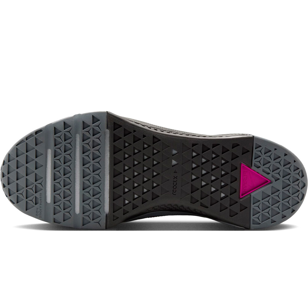 Nike zapatilla cross training hombre METCON 10 GRIS vista superior