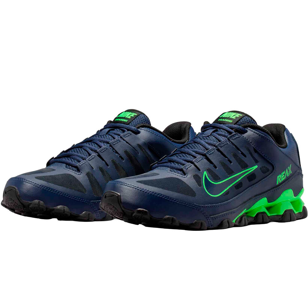 Nike zapatilla cross training hombre REAX 8 TR MESH AZUL lateral interior