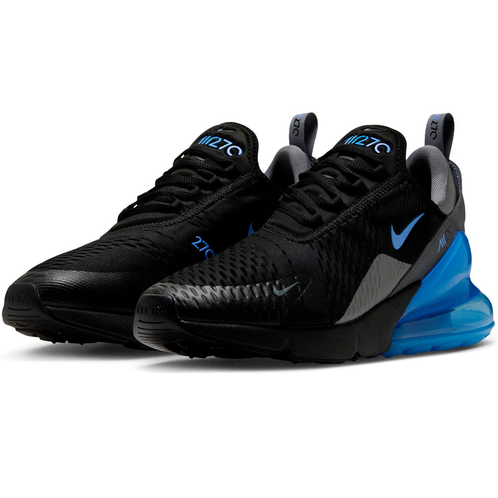 Nike zapatilla moda hombre AIR MAX 270 NEGRO lateral interior