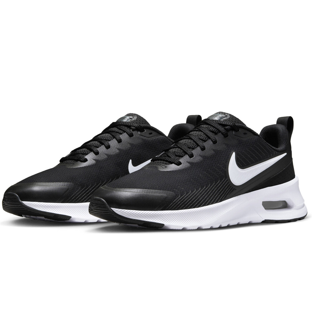 Nike zapatilla moda hombre AIR MAX NUAXIS NEGRO lateral interior