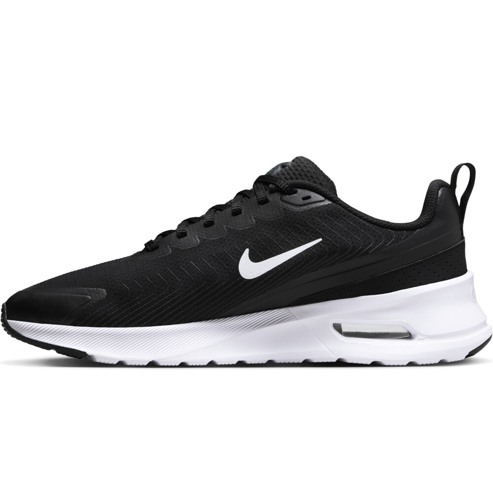 Nike zapatilla moda hombre AIR MAX NUAXIS NEGRO puntera