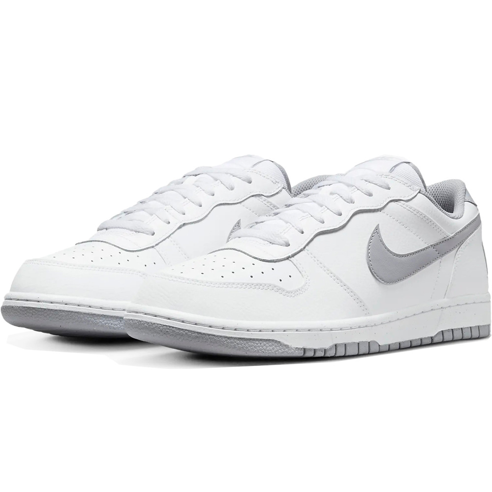 Nike zapatilla moda hombre BIG LOW BLANCO lateral interior