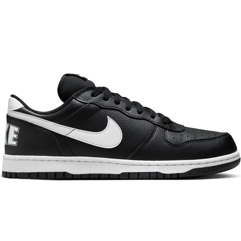 Nike zapatilla moda hombre BIG LOW NEGRO lateral exterior