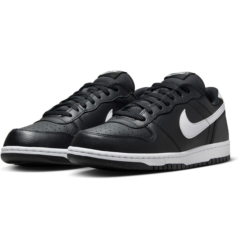 Nike zapatilla moda hombre BIG LOW NEGRO lateral interior