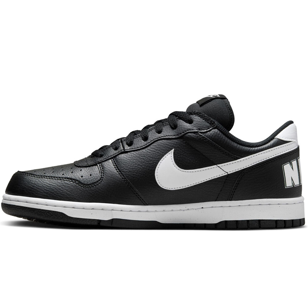 Nike zapatilla moda hombre BIG LOW NEGRO puntera