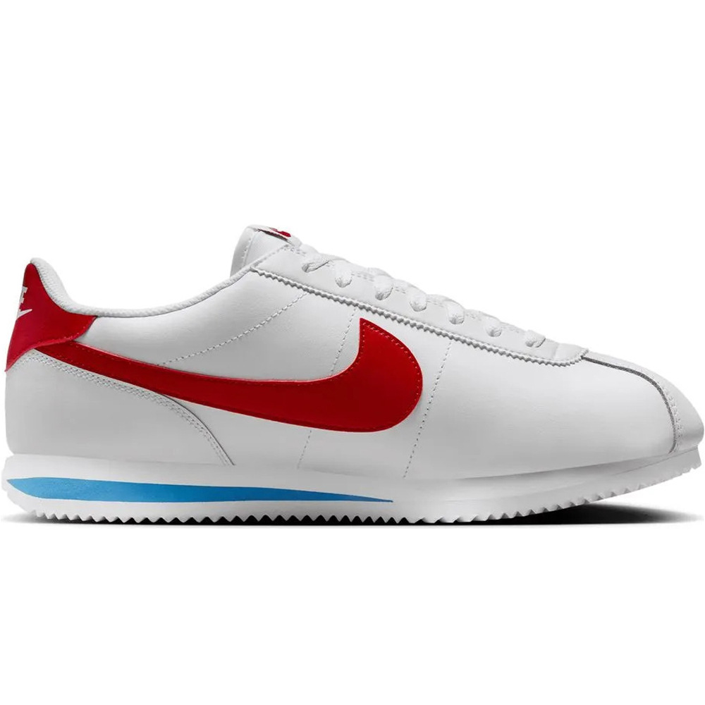 Nike zapatilla moda hombre CORTEZ BLANCO puntera
