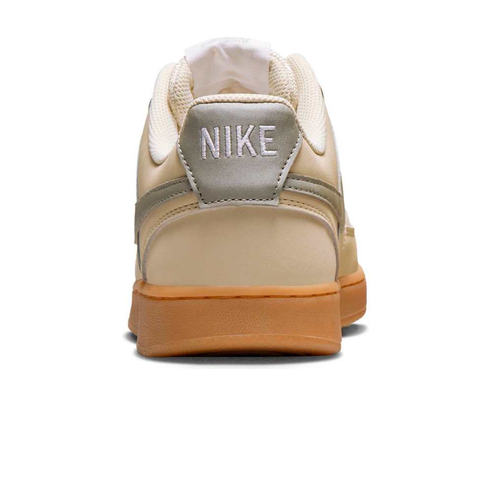 Nike zapatilla moda hombre COURT VISION LO V2 MARRON vista trasera