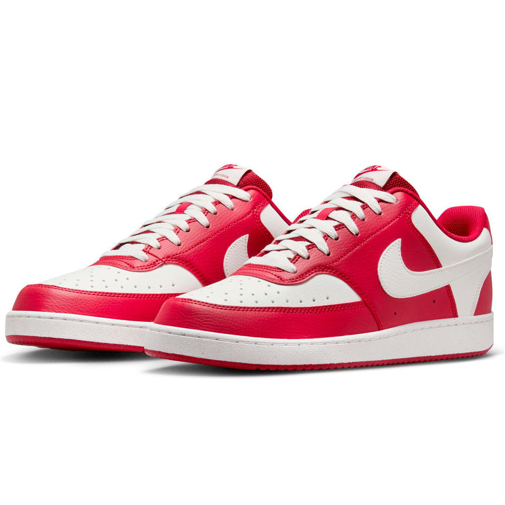 Nike zapatilla moda hombre COURT VISION LOW BLANCO lateral interior