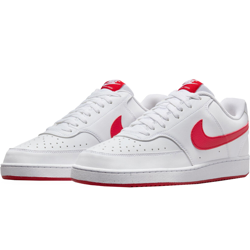 Nike zapatilla moda hombre COURT VISION LOW NN BLANCO lateral interior
