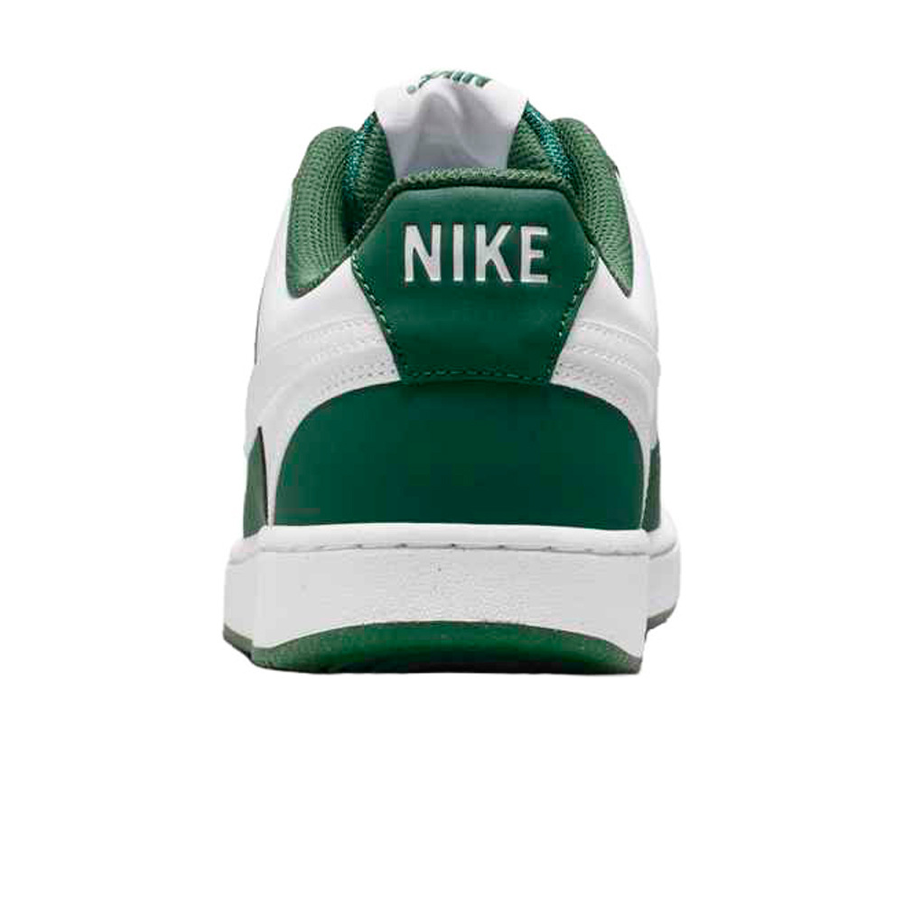 Nike zapatilla moda hombre COURT VISION LOW VERDE vista trasera