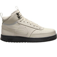 Nike zapatilla moda hombre COURT VISION MID WNTR GRIS lateral exterior