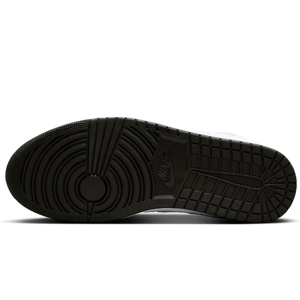 Nike zapatilla moda hombre JORDAN COURT CONNECT MID BLANCO vista superior