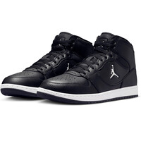 Nike zapatilla moda hombre JORDAN COURT CONNECT MID NEGRO lateral interior