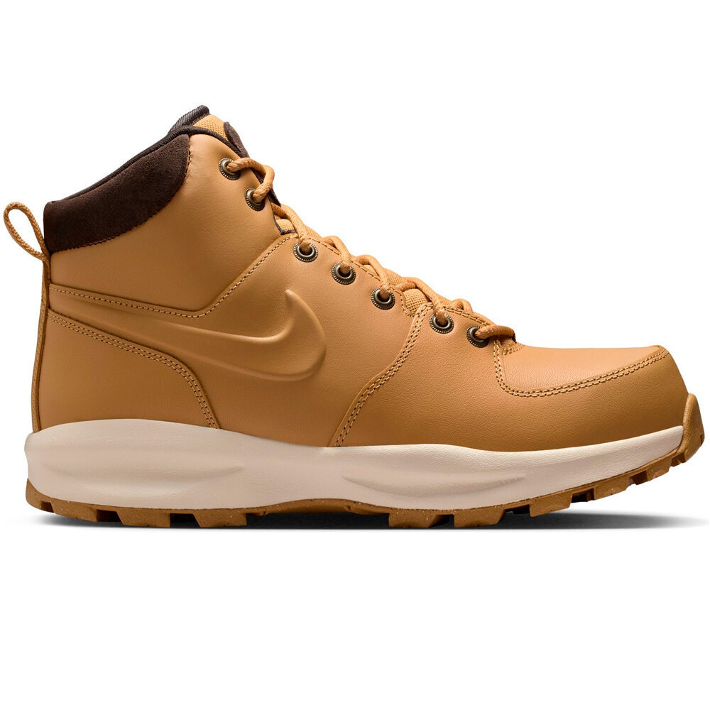 Nike zapatilla moda hombre MANOA LEATHER AMARILLO lateral exterior