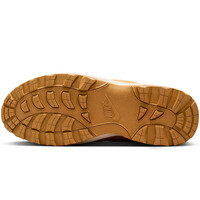 Nike zapatilla moda hombre MANOA LEATHER AMARILLO vista superior
